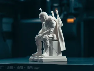 The Mandalorian - Contemplation Statue