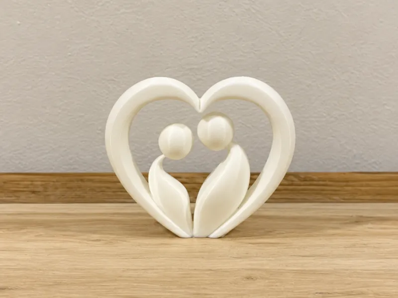 Statuetta dell'Abbraccio del Cuore