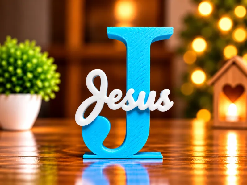 3D-Namensschild - Jesus