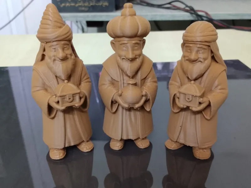 Drie Wijze Mannen Magi Kerststal STL 3D-printbestanden