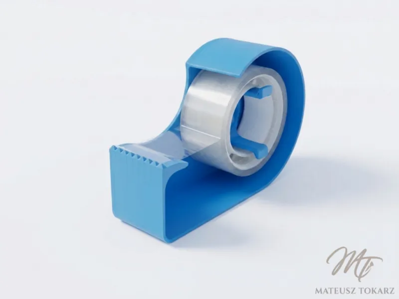 Dispensador de cinta de escritorio | Diseño de una sola pieza