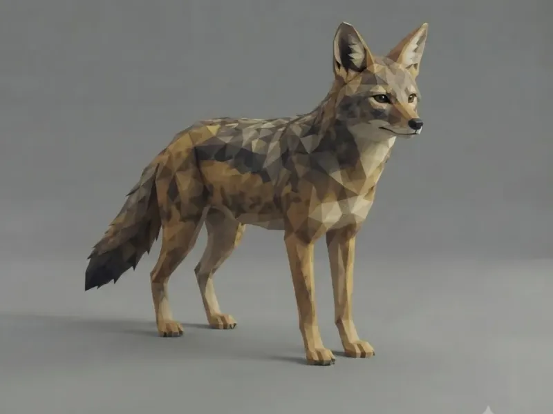 Low Poly Jackal