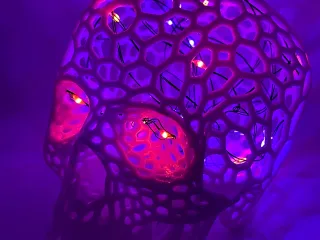 Voronoi-style Skull with no supports