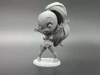 Cute Chibi Lady Deadpool