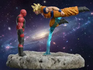 Goku vs Jiren Diorama