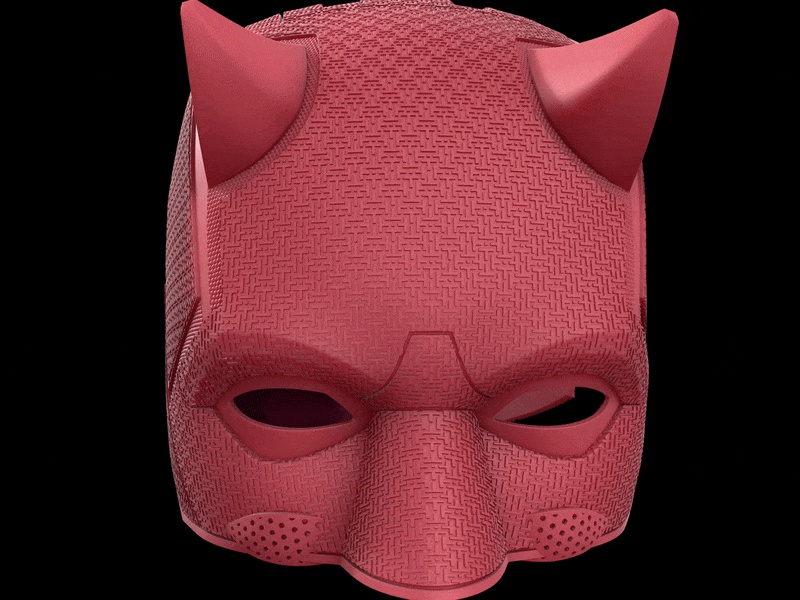 Daredevil Mask Fan art Cosplay