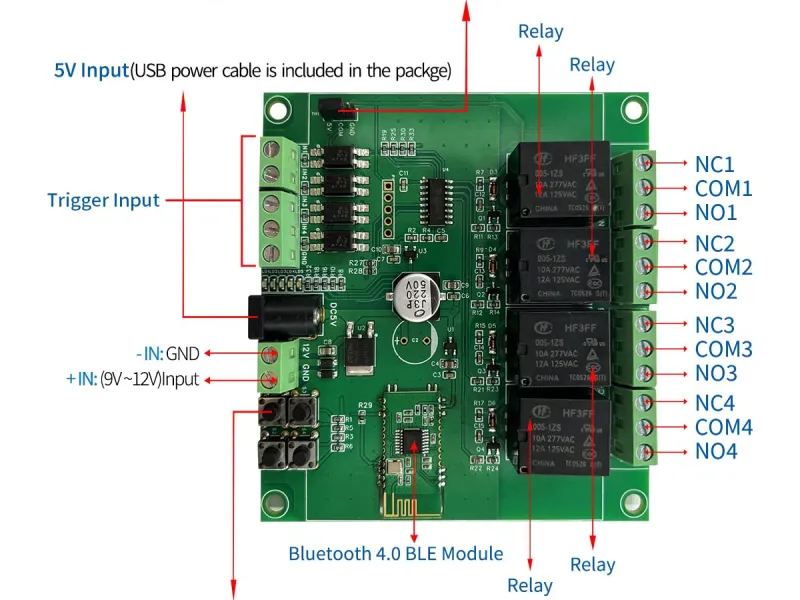 4 channel relay box