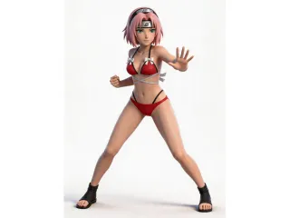 Sakura en bikini