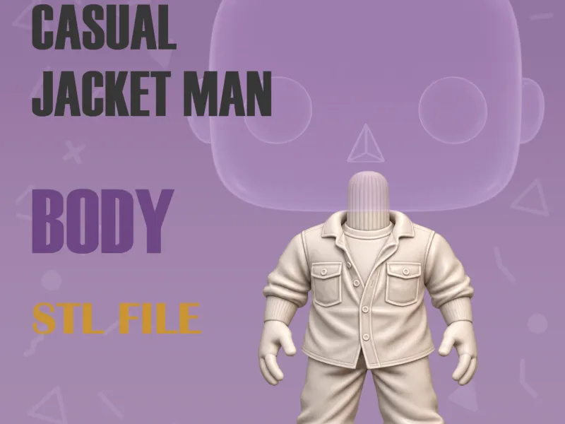 Casual Jacket Man Body