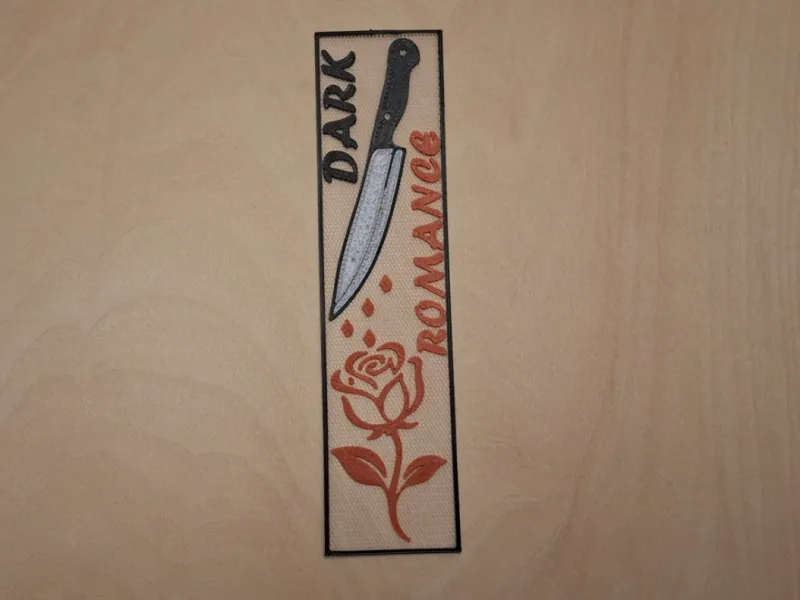 Tulle fabric bookmark