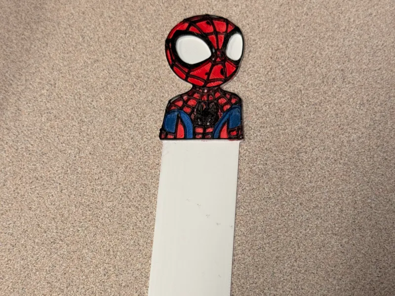 Spiderman profile bookmark