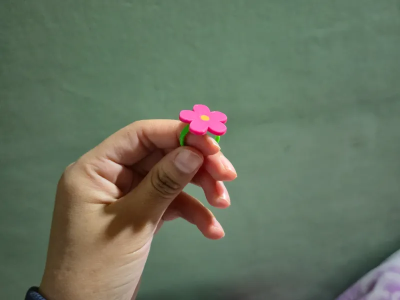 Anillo Flor Primavera multicolor
