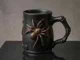 Gothic Spider Coffee Mug Horror Halloween Decor 3D print mod-0