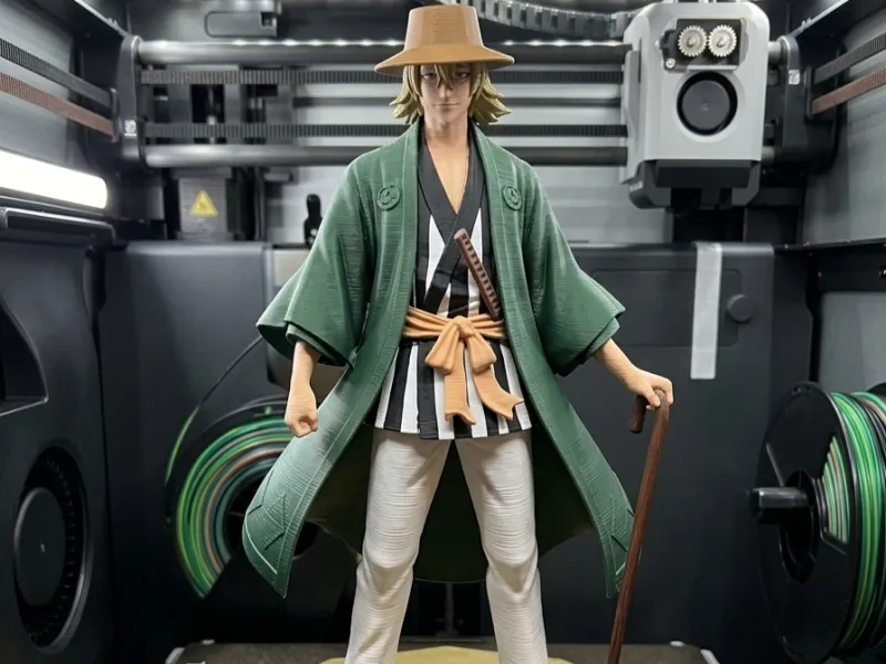 Kisuke Urahara – Figurine du commerçant de l'anime Bleach (STL / Fan