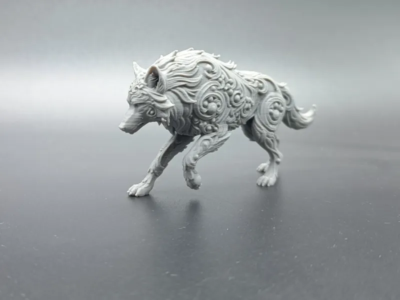 Lupo Decorato – Lupo Spirituale Ornamentale Fantasy
