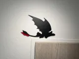 Night Fury Toothless door decor.-0