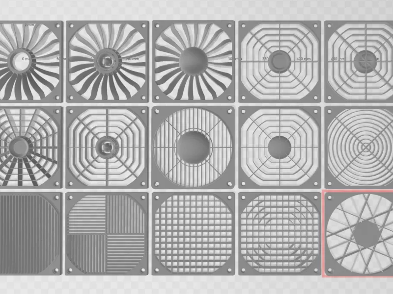 Universal Fangrille 120mm