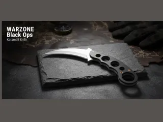 Karambit Knife WARZONE Black Ops