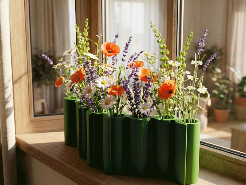 Modular Interlocking Vase - The Infinite Centerpiece