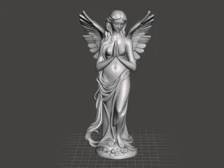 Nude Angel Praying 11 V2