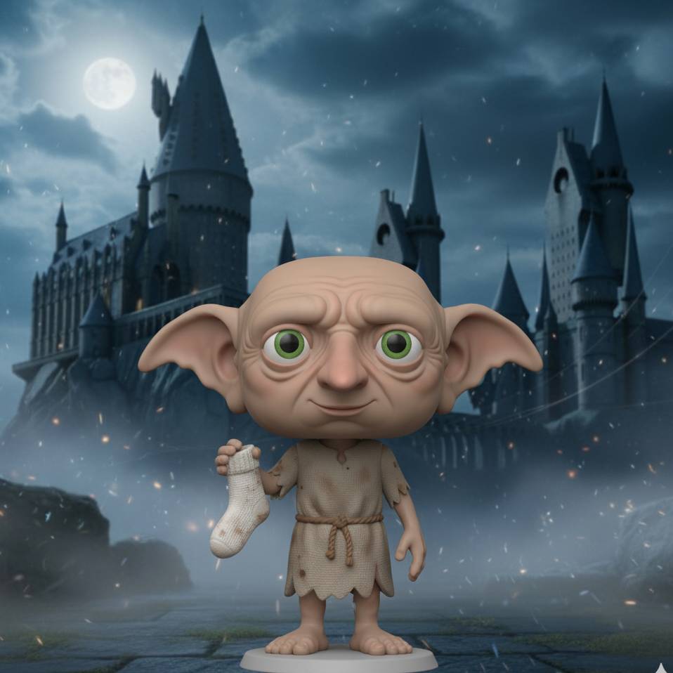 3D 프린터 도면 | 3MF 파일 다운로드 | Dobby, Harry Potter, funko pop, characters ...