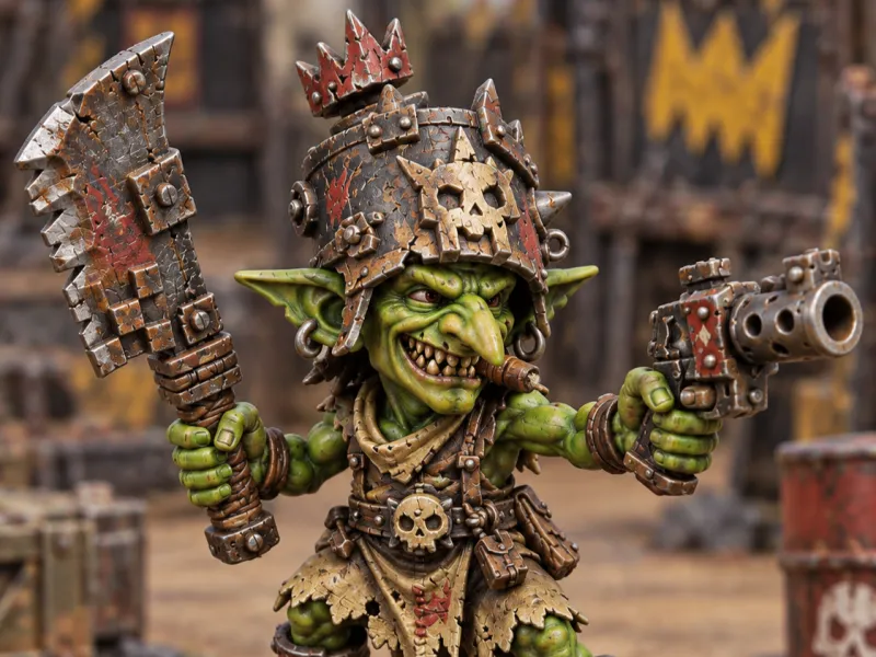 Chef gretching grot leader