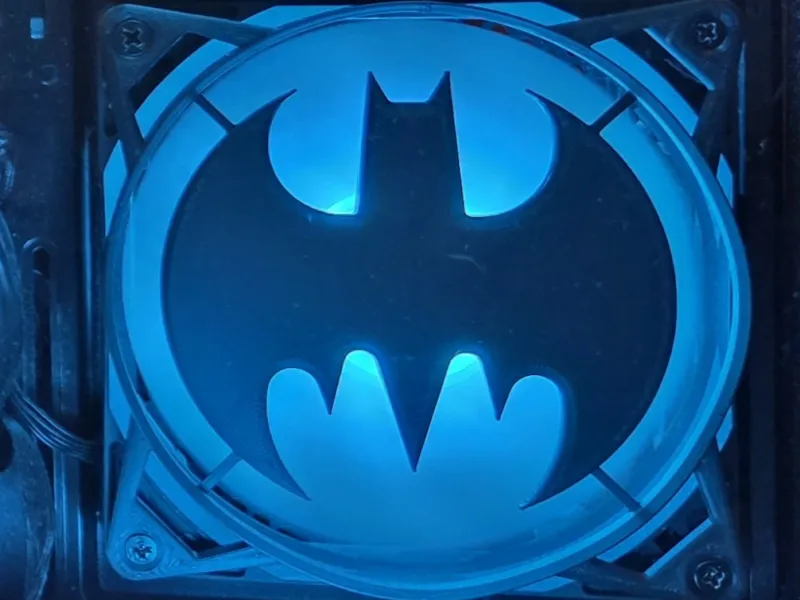 Batman 120mm PC fan cover