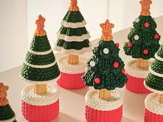 Knitted Christmas Tree Collection 针织圣诞树合集摆件｜螺纹组装｜免支撑易打印