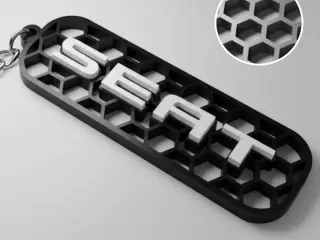 Seat honeycomb keychain
