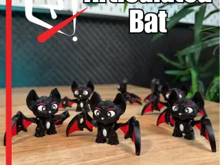 🦇Plastic3D Articulated Bat-Winging It in Style🦇