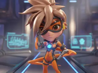 Tracer Chibi  Overwatch