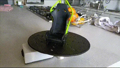 piatto girevole per scanner