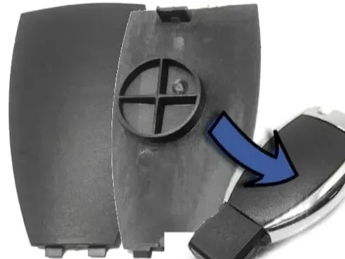 Cache-batterie pour clé de voiture Mercedes