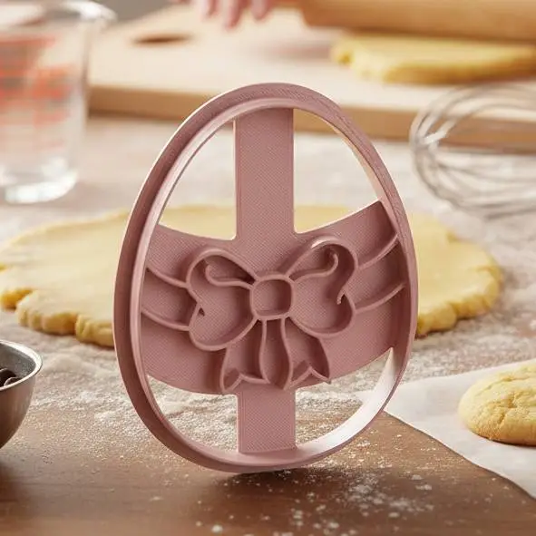 Easter Egg with Bow Cookie Cutter