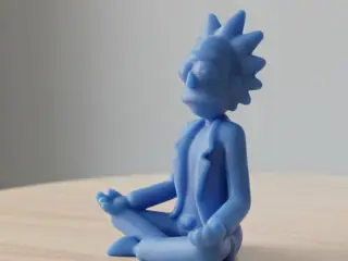 Rick Sanchez Meditating