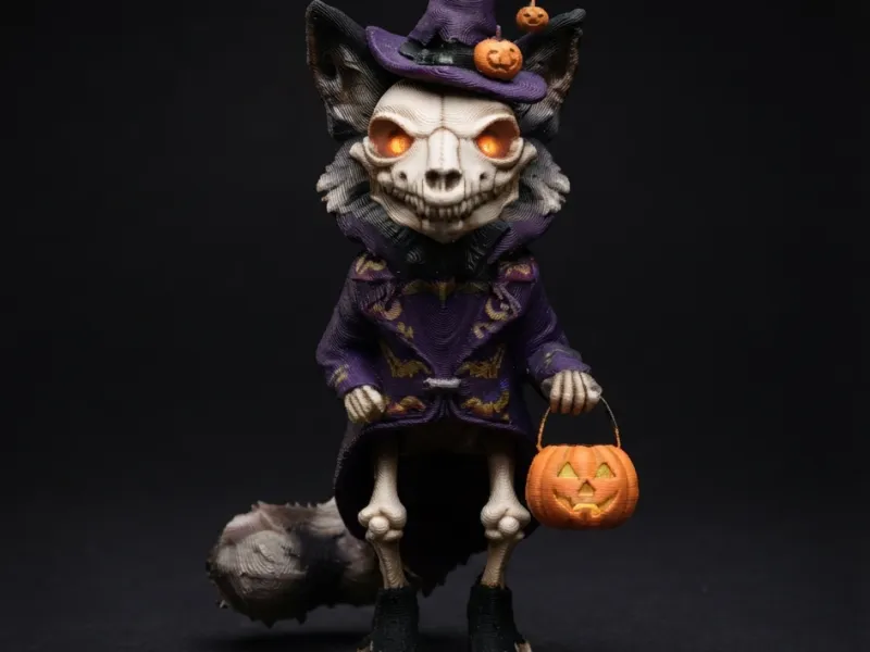 ハロウィンスケルトンフォックス