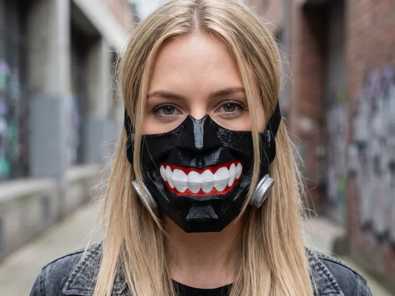 Ken Kaneki / Tokyo Ghoul'a Benzer Maske