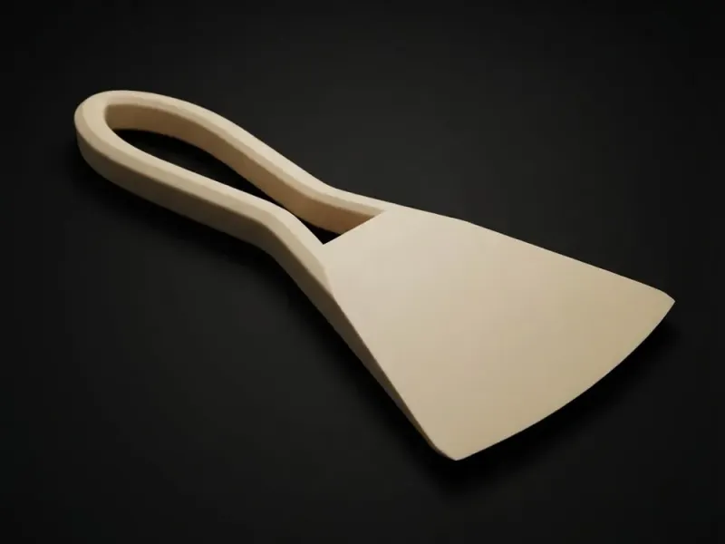 Ergonomic printbed scraper (easy print, rounded edge)
