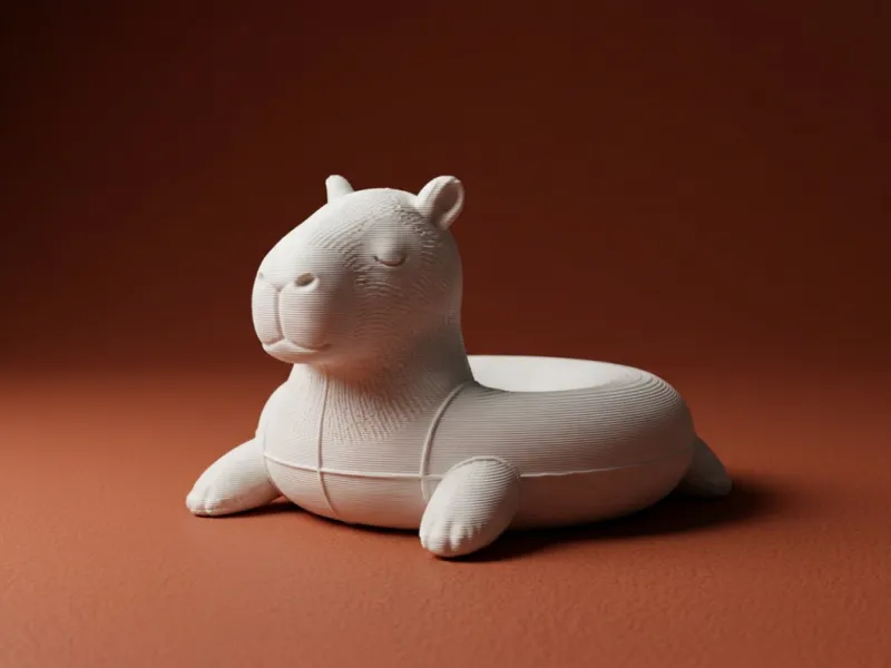 Capybara Pool Float 3D Model