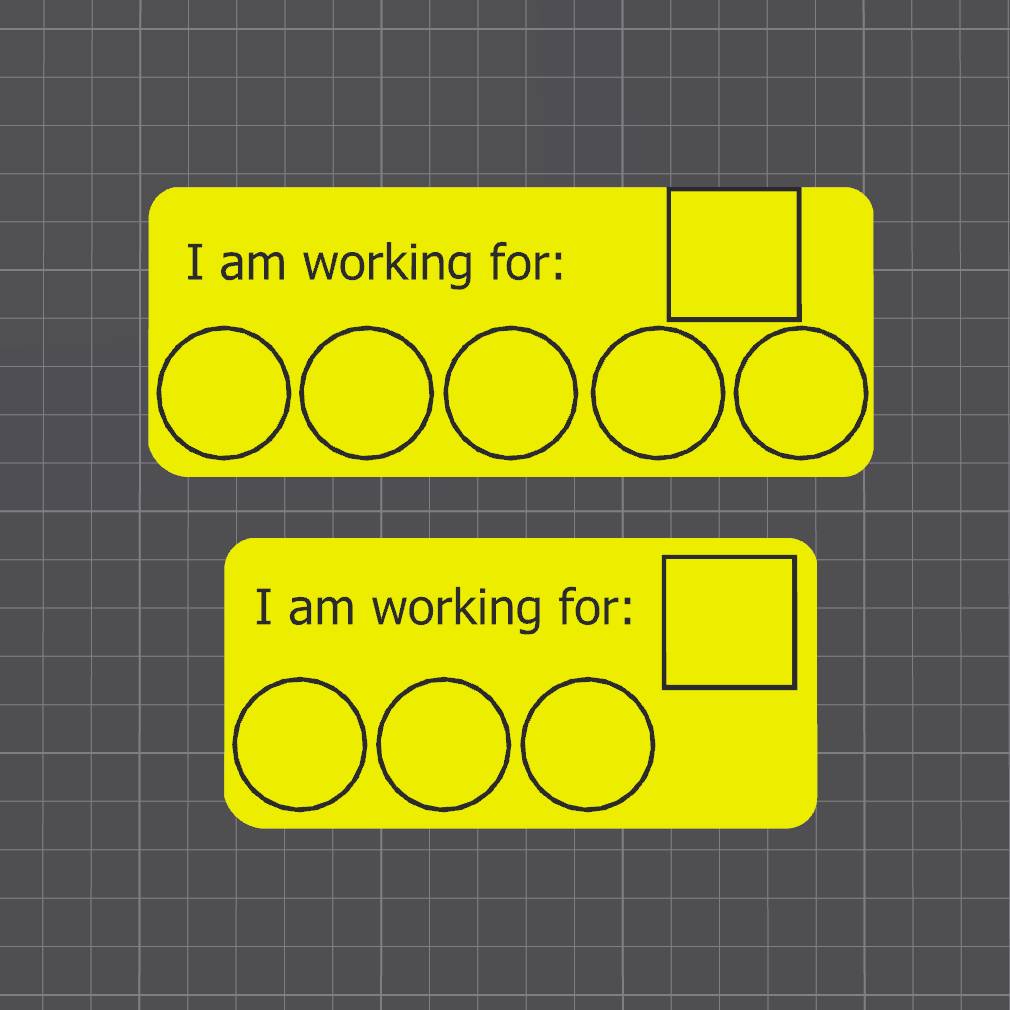 3D Printer Files | 3MF File | Student reward cards | Creality Cloud