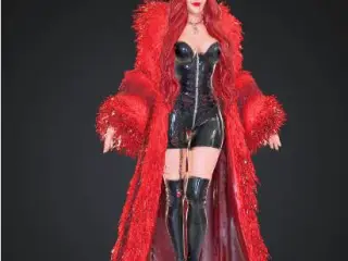 female krampus or female demon your choice