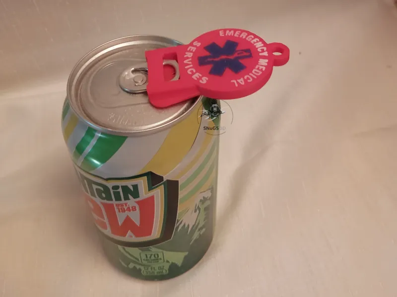 Keychain soda can opener ems