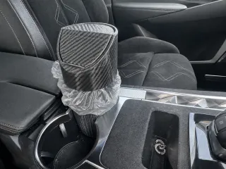 Universal Car & Truck Mini Trash Bin with Lid For Cup Holder