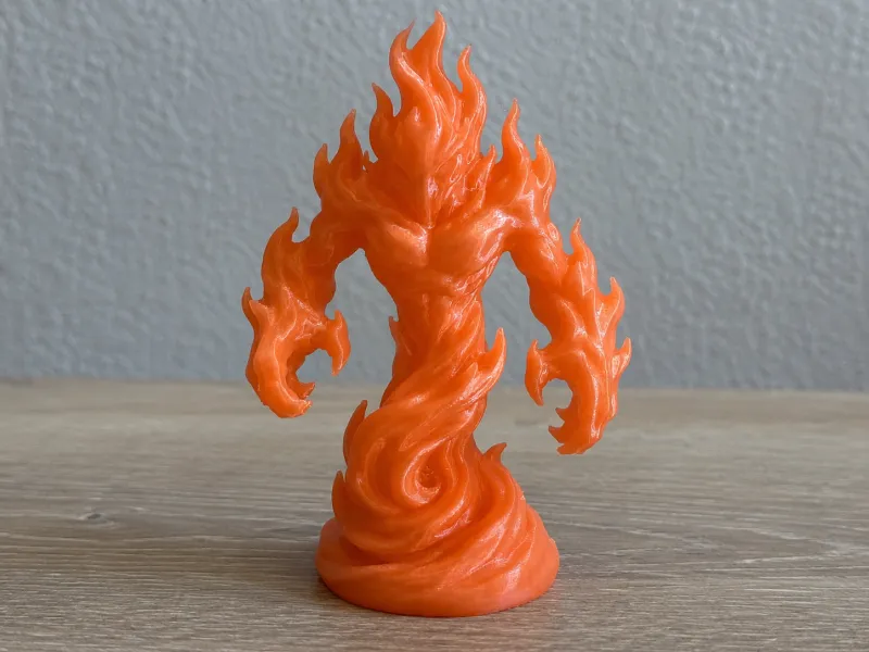 Signore Elementale del Fuoco - Statuetta DnD - Statua Decorativa