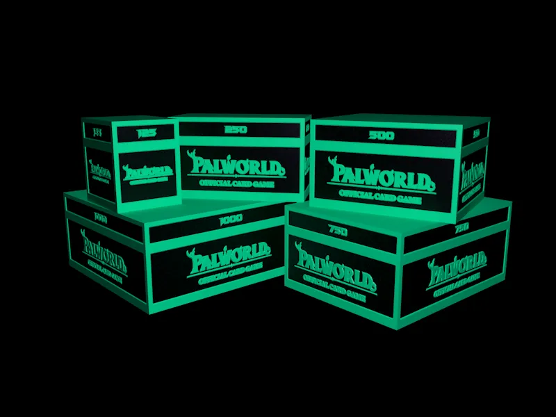 Palworld Card boxes V2 - Sleeved Collection