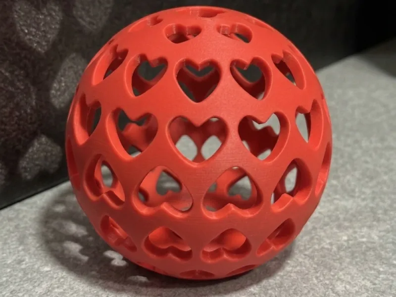 Airless Ball with Hearts
