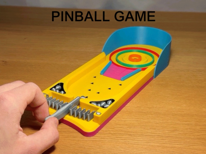 Mini Tabletop Pinball Game
