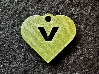 Keychain Heart V