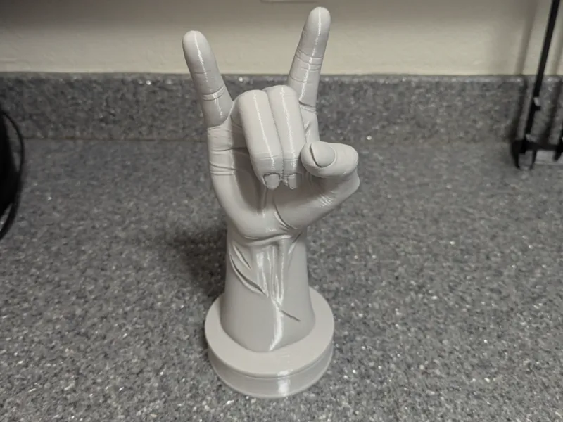 Rock & Roll Zombie Hand Statue