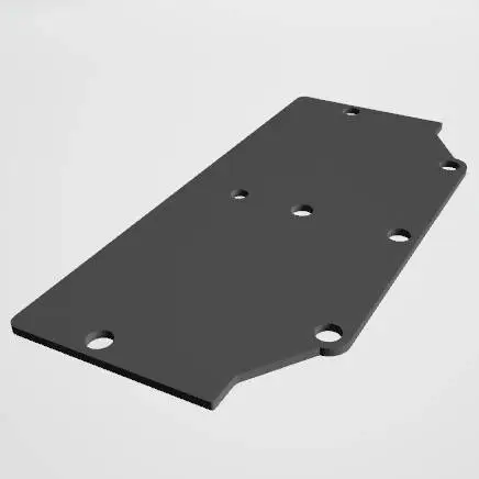 End plate with centrum hole CNC-X-Axis Alu Profile 200×96